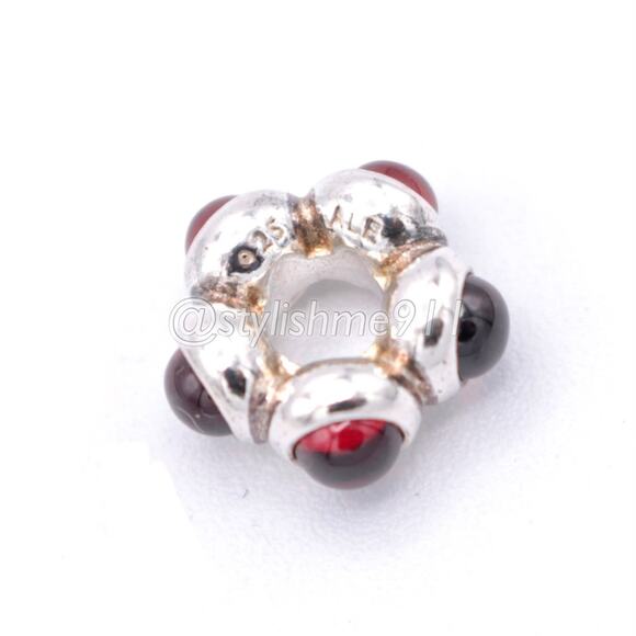 Authentic PANDORA Garnet Cabochon Charm - 790538GR - Picture 6 of 9